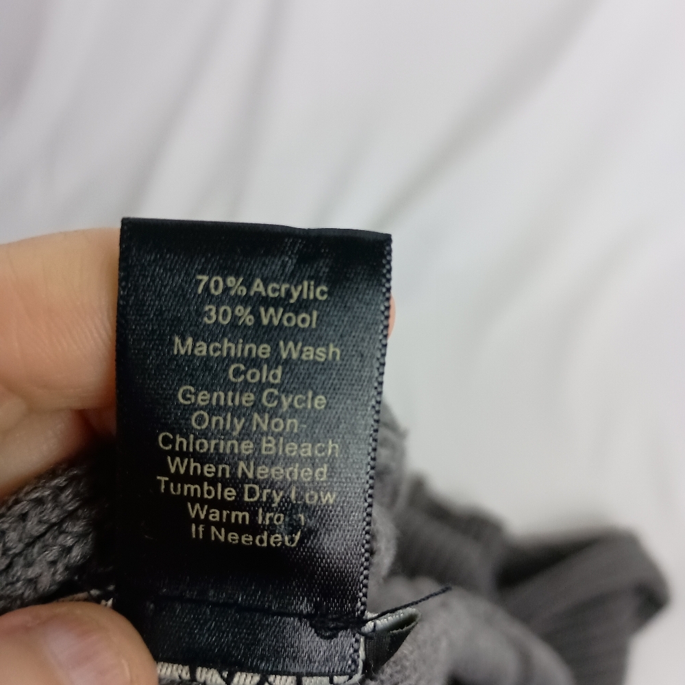 ANN TAYLOR Coatigan Office L‎ Gray Women's Open Front Cardigan Duster Sweater - Picture 3 of 8